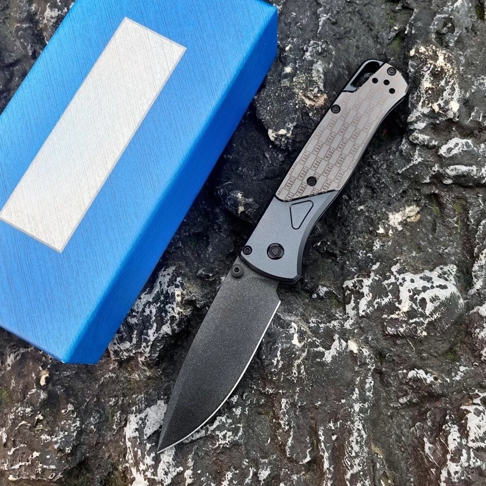 

НОВЫЙ BM 535 Bugout Limited Карманный складной нож D2 Лезвие Алюминиевая ручка Открытый Кемпинг EDC Инструмент Тактические ножи для выживания и пешего туризма