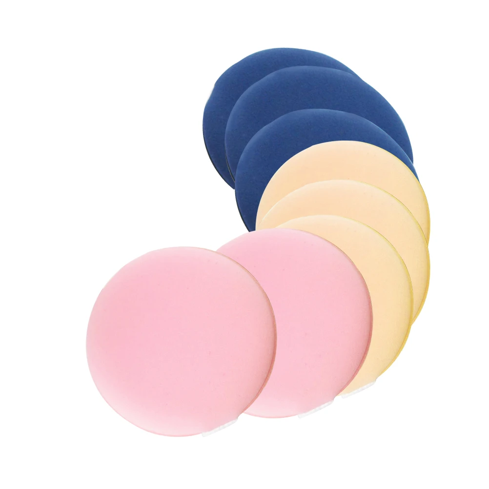 

8pcs Soft Premium Material Dry Face Powder Powder Puff Puff Wet Makeup Sponges Face Salons Home Travel