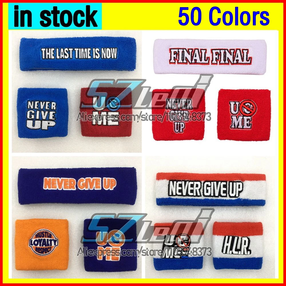 Armband für JOHN CENA, saugfähiges, weiches Baumwoll-Armband für Fitness-Training, für Männer und Frauen, für Wrestling, Sport, Basketball, Schweißbänder für das Handgelenk, 3 Stück/Set