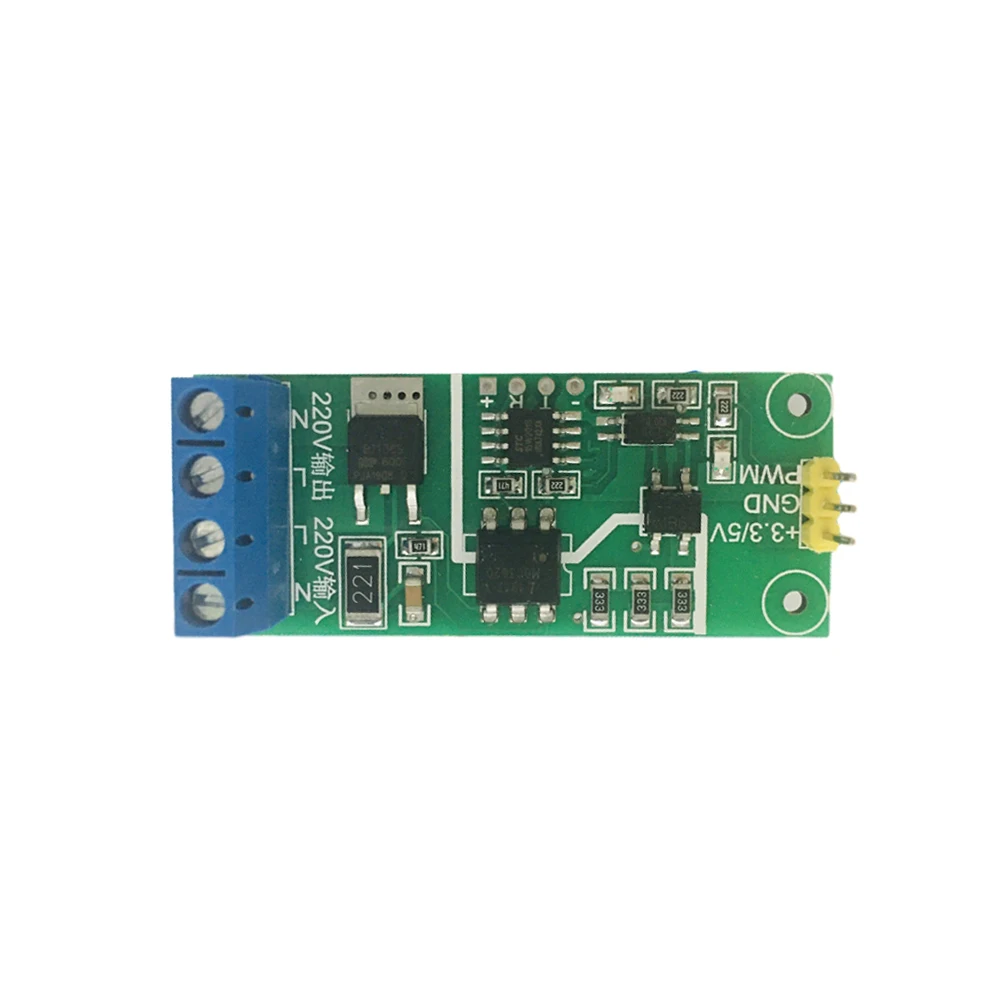 AC 220V Motor Speed Controller Dimmer Speed Voltage Power Regulator SCR PWM 0-100% Frequency Duty Cycle Adjustable Module
