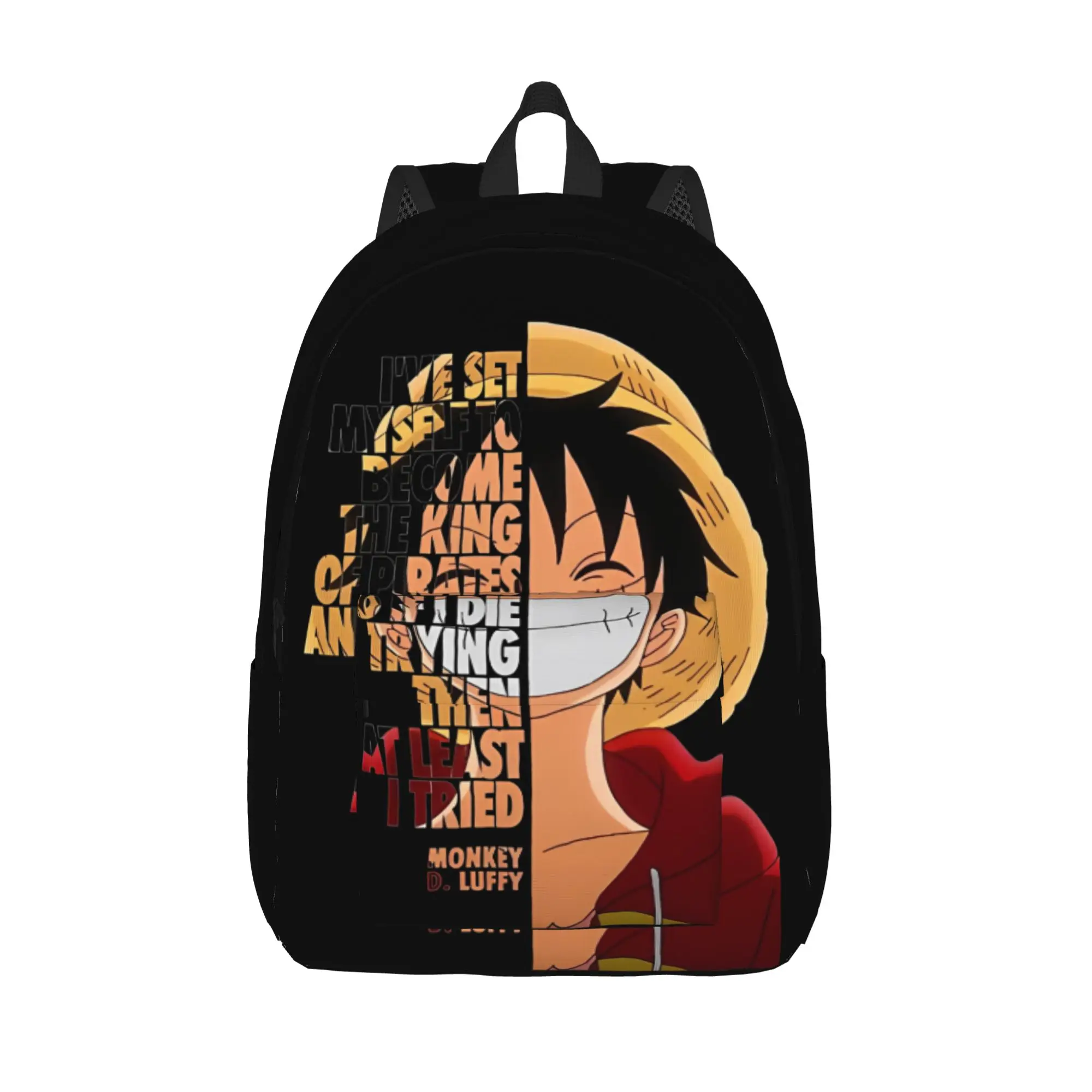 

Luffys O-one-pieces Classical Backpack Gift High School Business Daypack for Men Women College Canvas Bags