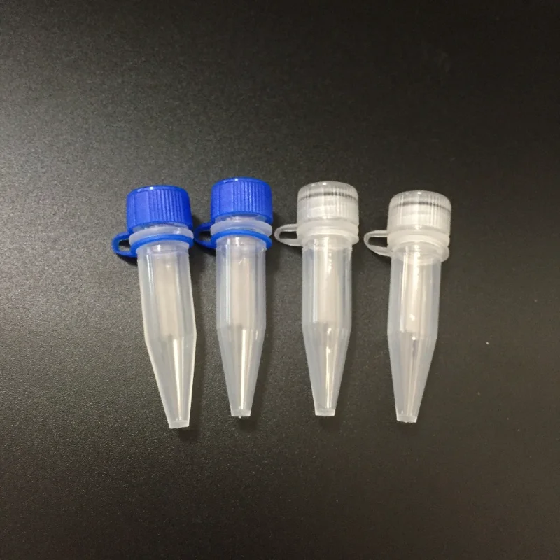 500Pcs/Lot 1.5ml Cryovial Connected Cap 10mm×46.5mm Lab Cold Storage Tube Cryogenic Vials Laboratory With Washer