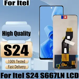 Bilashmart High Quality Itel S24 Screen LCD Display Touch Screen itel S24 LCD S667LN Display Digitizer Assembly Replacement Repair