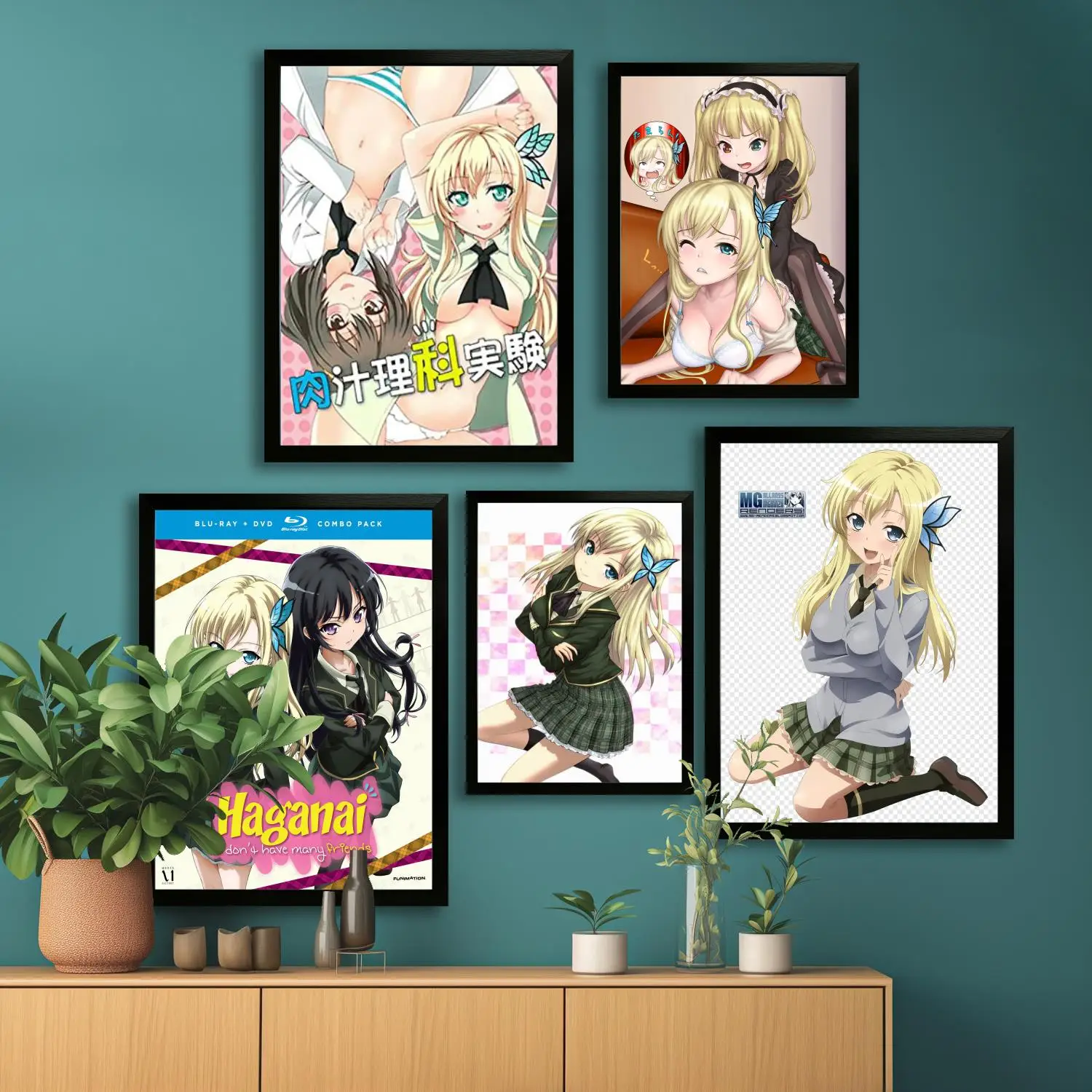 haganai novel Canvas Art Poster and Wall Art, Picture Print, Modern Family Bedroom Decor, Posters,Decorative painting