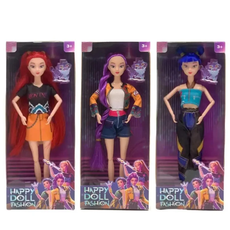 新しいK-POPデモンハンターズビニール人形フィギュア鬼滅の刃ミニチュア人形ルミミラ・ゾイデスクトップオーナメント装飾ギフト