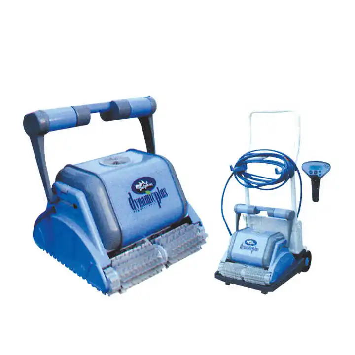 

Automatic Cordless Robotic Pool Cleaner Energy-Saving ABS Material Swimming Pool Robot Suction Machine for Big Pools