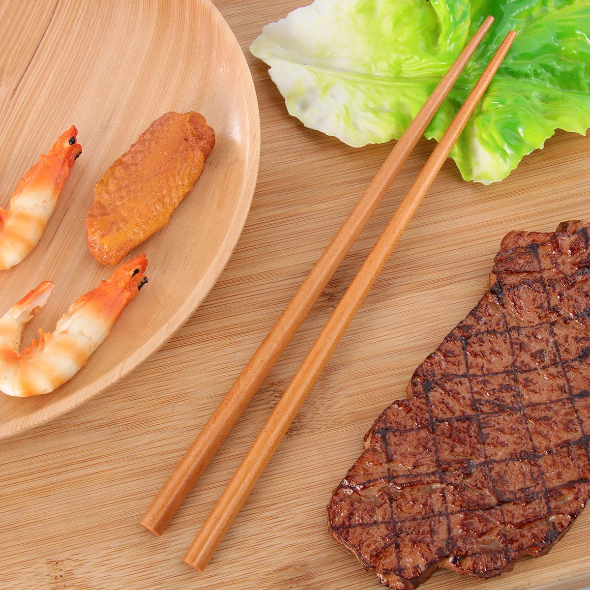 1 مجموعة عود قاعدة الملاعق مجموعة أدوات المائدة الخشبية الخشب الطبيعي اليدوية النمط الياباني خفيفة الوزن صديقة للبيئة لمطعم المنزل