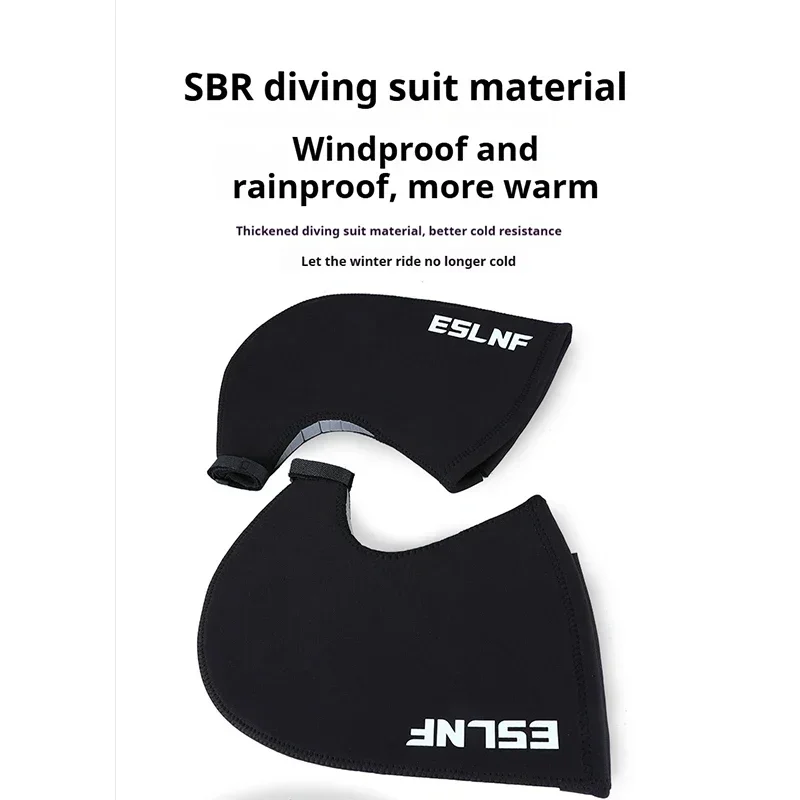 ESLNF Winter MTB Road Bike Gloves Windproof Warm Cycling Hand Guards Cold Handlebar Gloves Handlebar Warmer Equipment