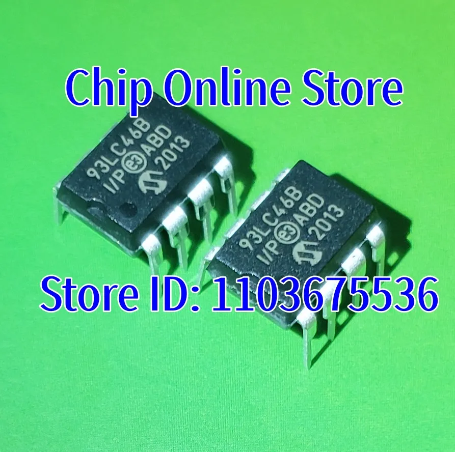 5~100pcs  93LC46B-I/P  93LC46B  DIP8  New Original  EEPROM