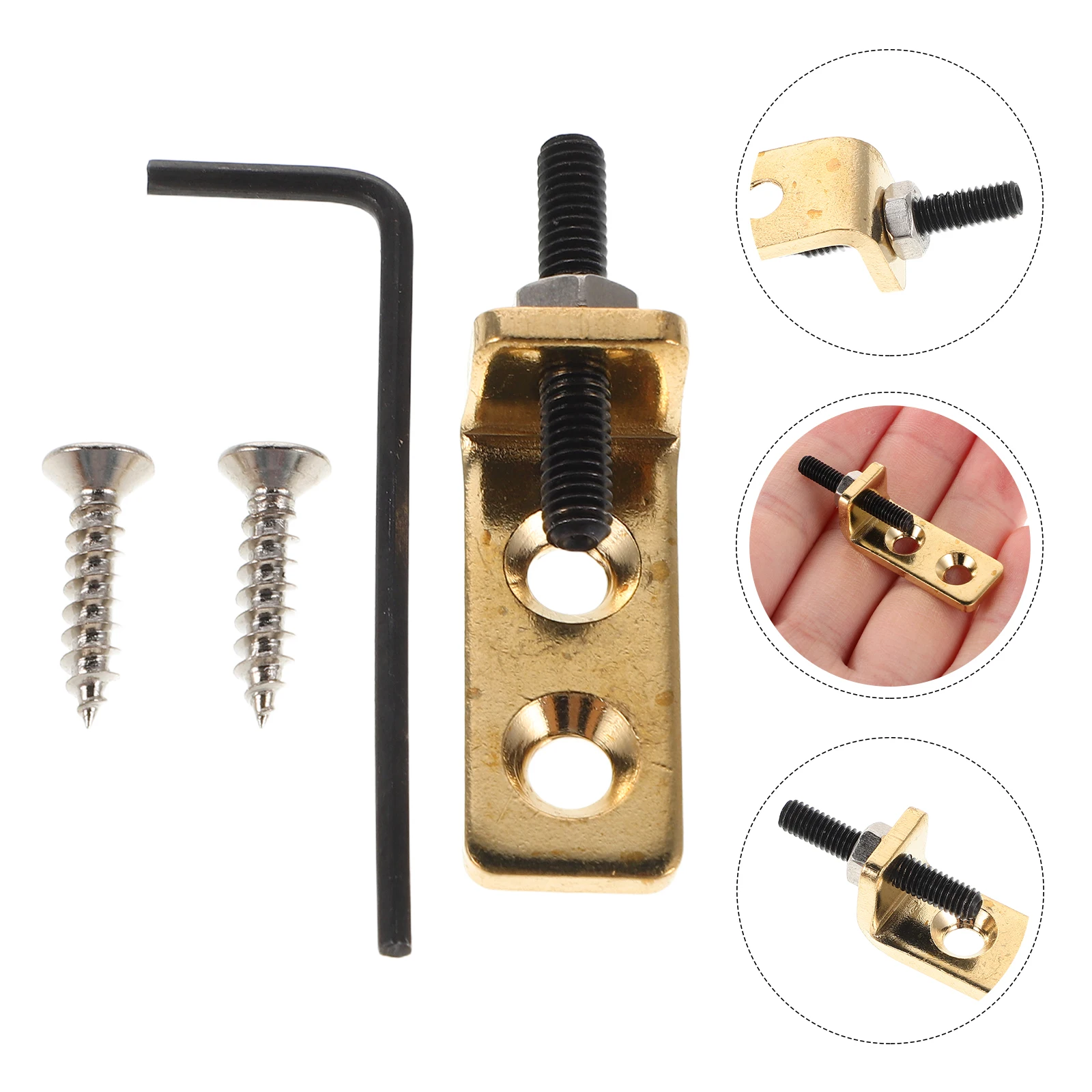 

Guitar Accessory Set Tremolo Bridge Stabilizer Accessories Block for Brass Electric Kit