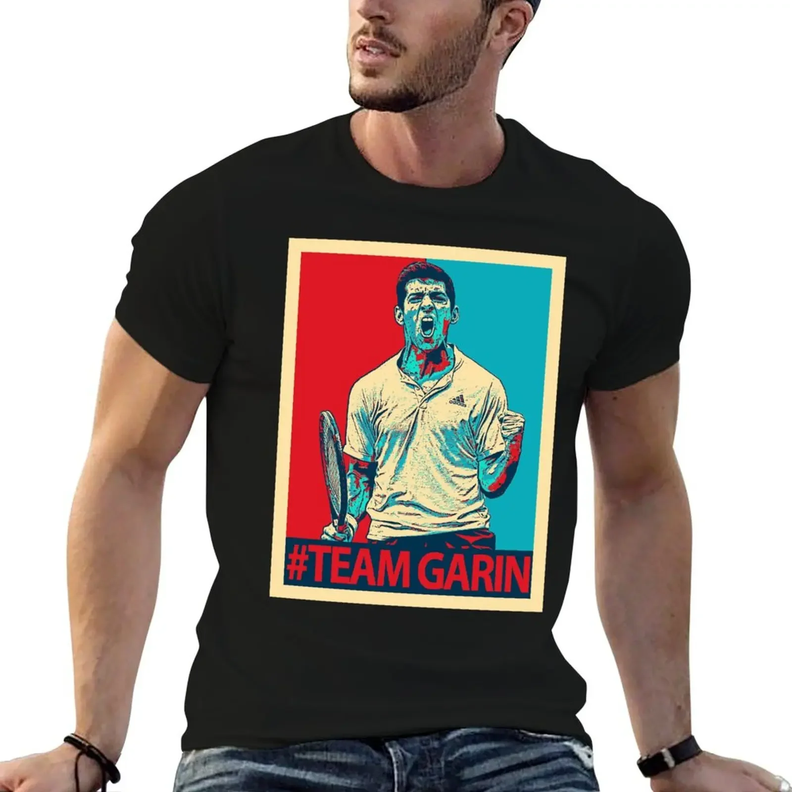 

Cristian Garin T-Shirt anime t shirts Aesthetic clothing for a boy graphic t shirt vintage workout shirts for men