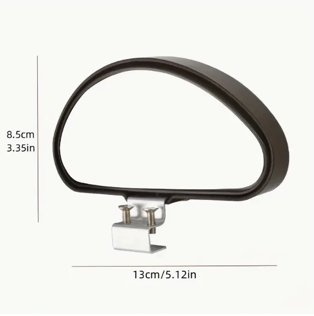 Universal Car Mirror 360 Degree Adjustable Wide Angle Side Rear Mirrors Blind Spot Snap Way Parking Auxiliary Rear View Mirror