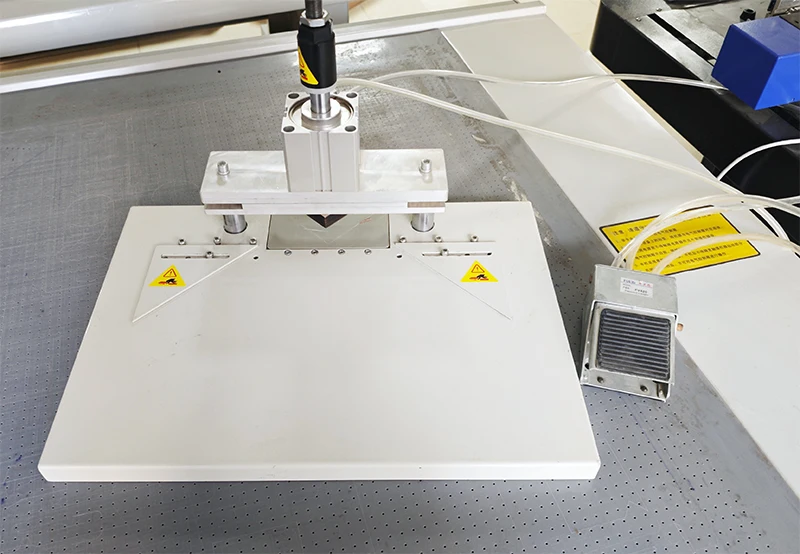 QK-J100 Hot Sale Special Offer Cardboard Pneumatic Corner Stapler Cutter Machine
