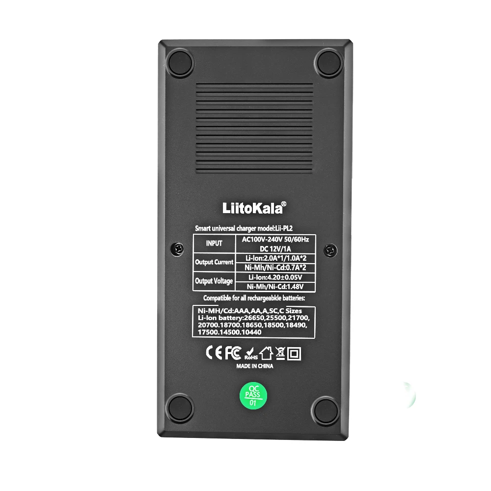 شاحن بطارية ذكي Liitokala ، شحن بقيادة الولايات المتحدة ، من من من من من من نوع Liitokala ، من من نوع AAA ، من من من من من من من من من من نوع 20700B