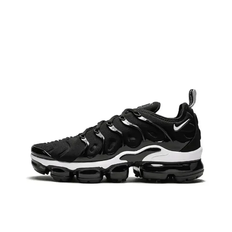 Nike Air Vapormax Plus TN Air Cushion Non-slip Men Women Running Shoes Men Black White Sneakers Nike 924453-001