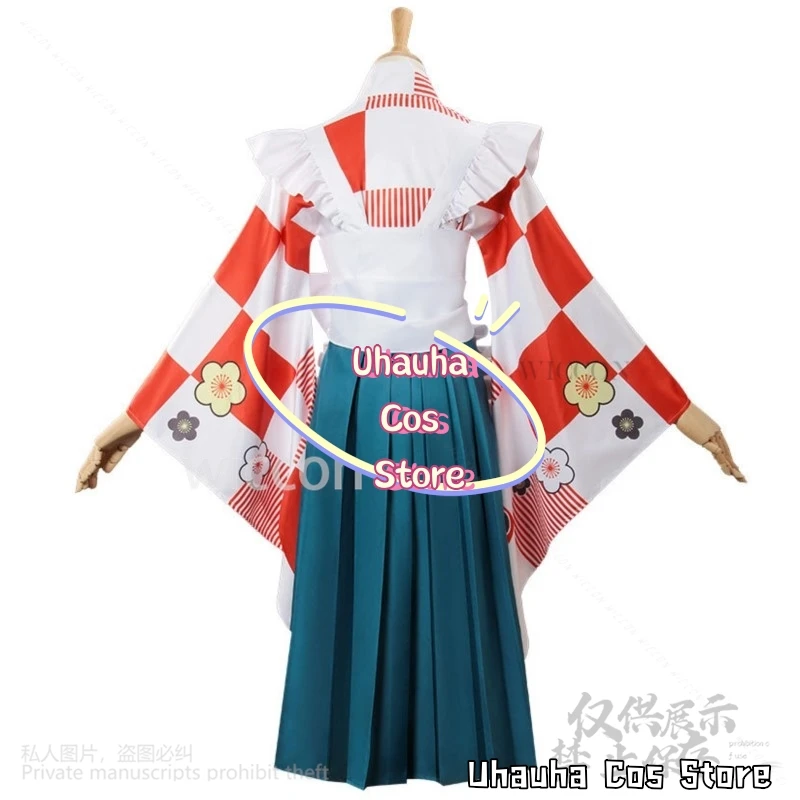 Anime The Rock! Cosplay Kita Ikuyo Costume Japanese Jirai Kei Girls Red Kimono Dress Kawaii Cute Lolita Pink Wigs Customized