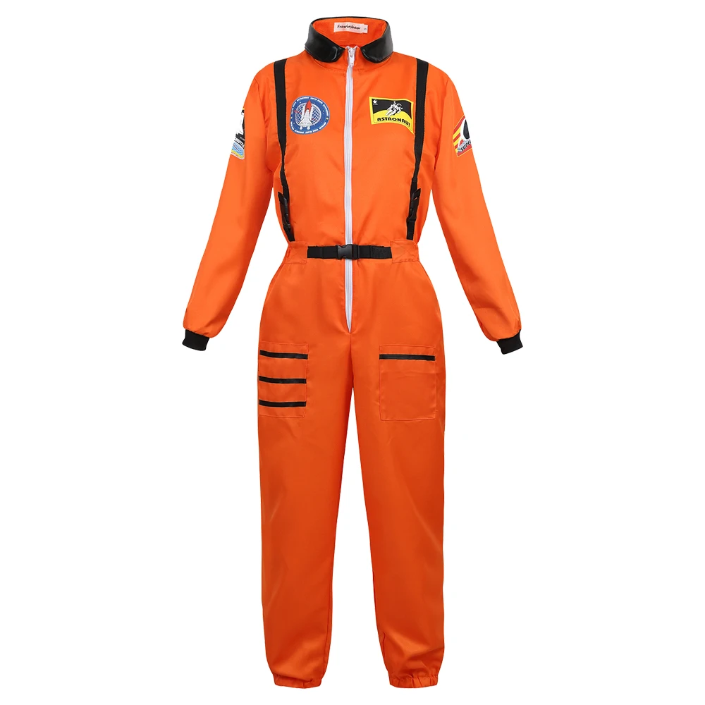 Astronaut Kostuum Voor Mannen Plus Size Halloween Kostuums Voor Koppels Astronaut Kostuum Vrouwen Ruimte Pak Ruimtevaarder Zilveren Jumpsuit