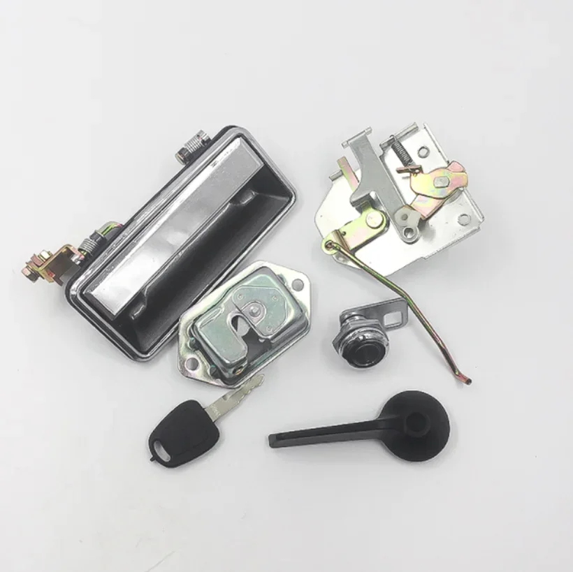 XOJOX Excavator Parts for Takeuchi 55/60/75/135/150/155/175/160 Cab Door Lock Assembly Inner Outer Handle Lock Cylinder Lock