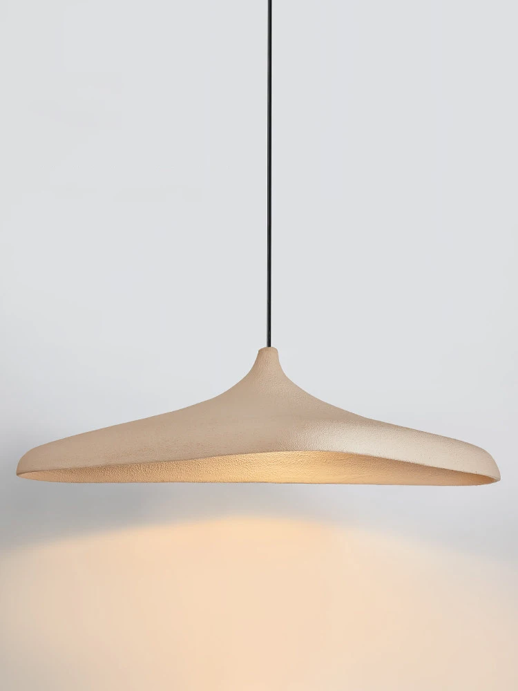 Wabi-Sabi-Stil LED-Kronleuchter Japanische E27 Pendelleuchte Nordisch Retro für Esszimmer Bar Wohnzimmer Hängelampe