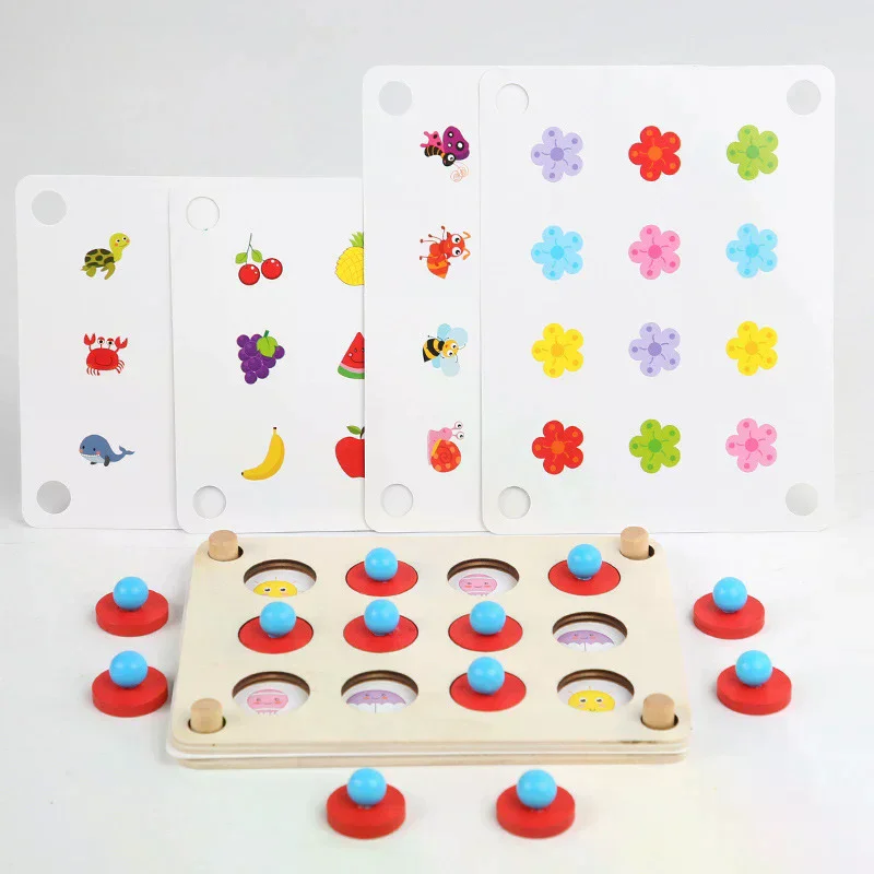 Memory Chess, Children's Educational Toys, Concentration Training, Thinking Logic Development, Montessori Education