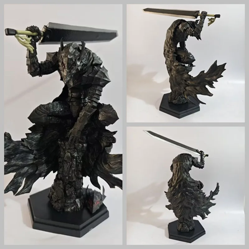 Estatua Berserk Guts Berserker Armor de 23 cm, figura GK de nivel de museo, modelo coleccionable de anime para exhibición de escritorio y regalos