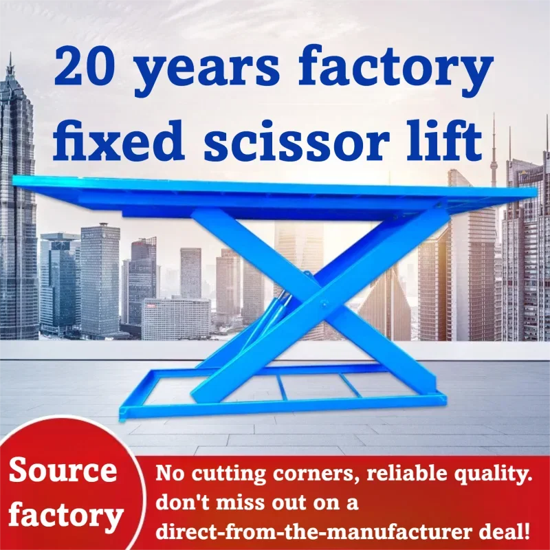 

FOB Price Heavy Duty Scissor Lift Table Industrial Hydraulic Lifting Platform for Warehouse Loading Dock Factory Installation
