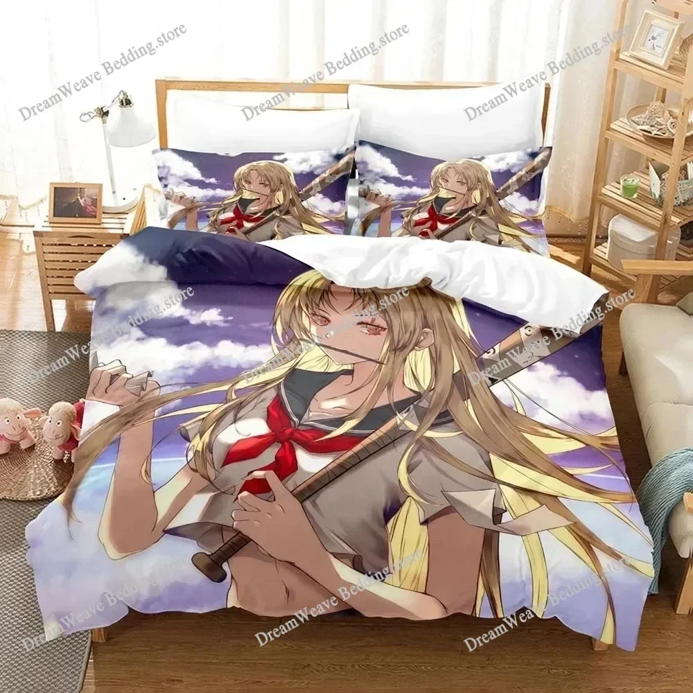 Natsume's Book of Friends Anime 3D Duvet Cover Bedding Set Polyester Pillowcases Quilt Cover Home Decor Gift Twin King Queen963