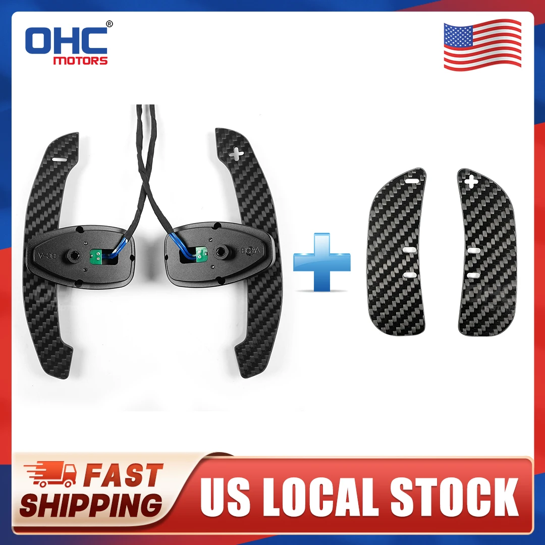 Carbon Fiber Magnetic Paddle Shifters For Mercedes Benz A B C E Class: 2015-2021 CLA CLS GLE Performance Auto Parts