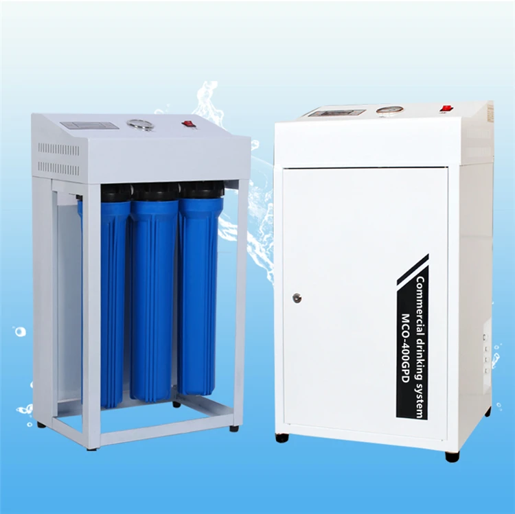 

5 Stage Commercial Drinking Water Machine 400/600/800/1200GPD RO Purifier Making Potable Water for School/Factory/Shelter/Church