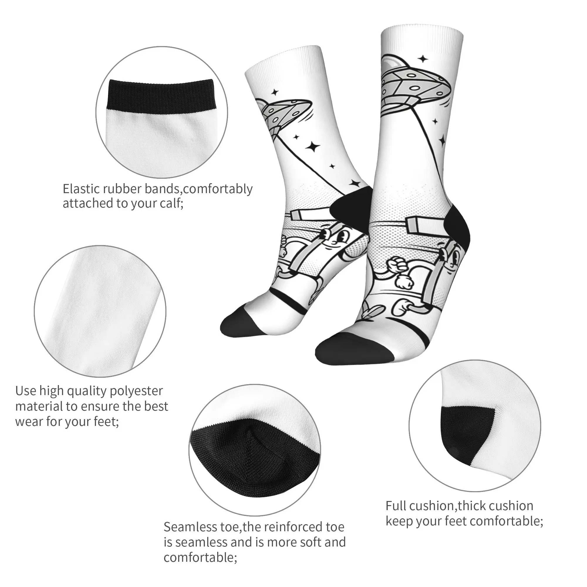 67 ميمي مضحك ستة سبعة الجوارب جوارب مضحكة النساء الرجال لينة تشغيل الجوارب الخريف نمط المضادة للانزلاق الجوارب #6