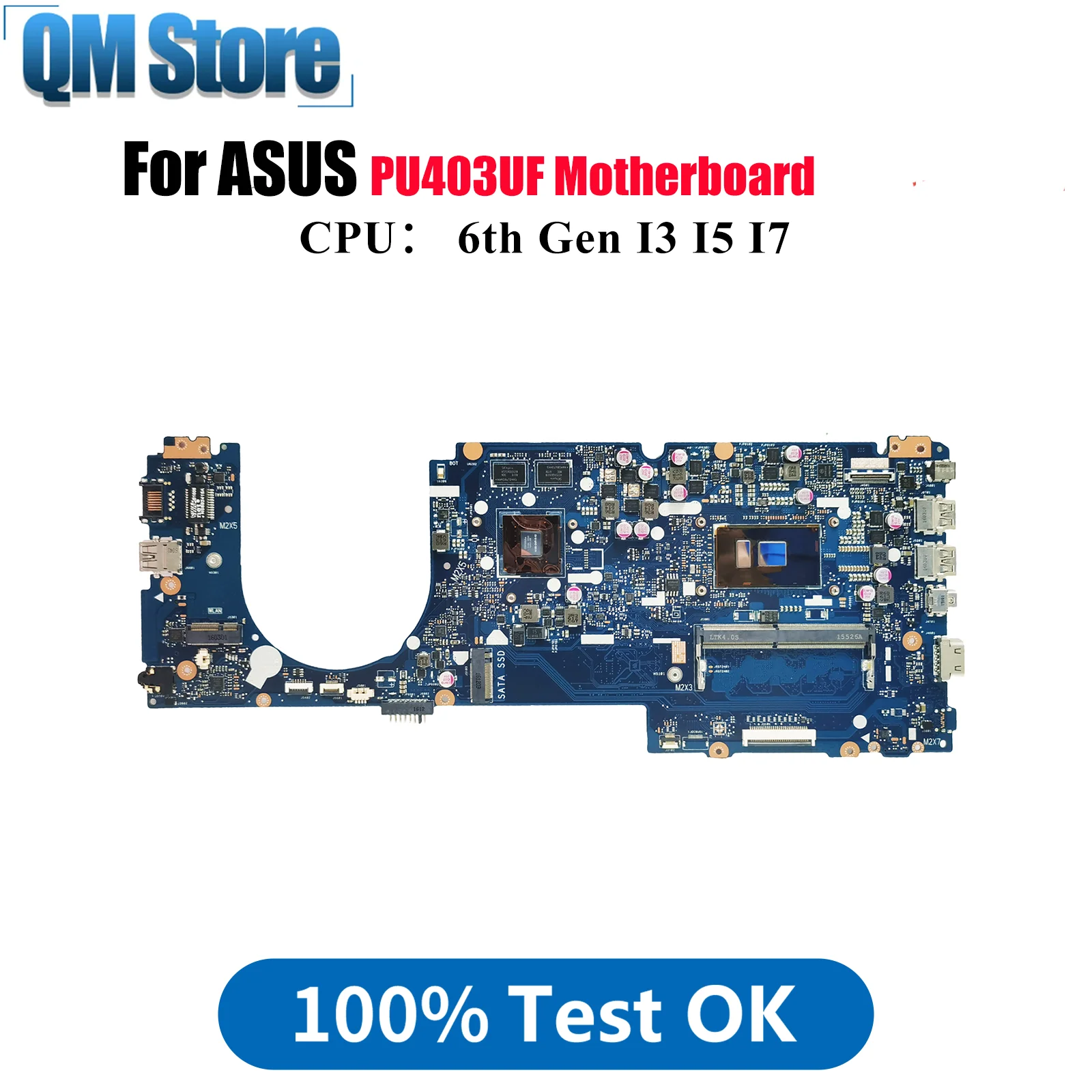 

Материнская плата для ноутбука PU403UF для ASUS VivoBook PU403UF PU403U, материнская плата для ноутбука с процессором I3 I5 I7, 100% тестирование, ОК, быстрая доставка, stk