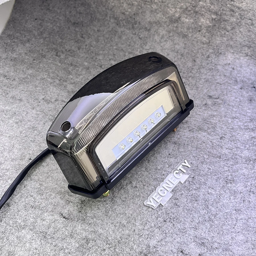 Smoke Lens Universal Motorcycle Rear Brake Light 21 LED Motorbike License Plate Tail Flashers For Honda Suzuki Yamaha Kawasaki