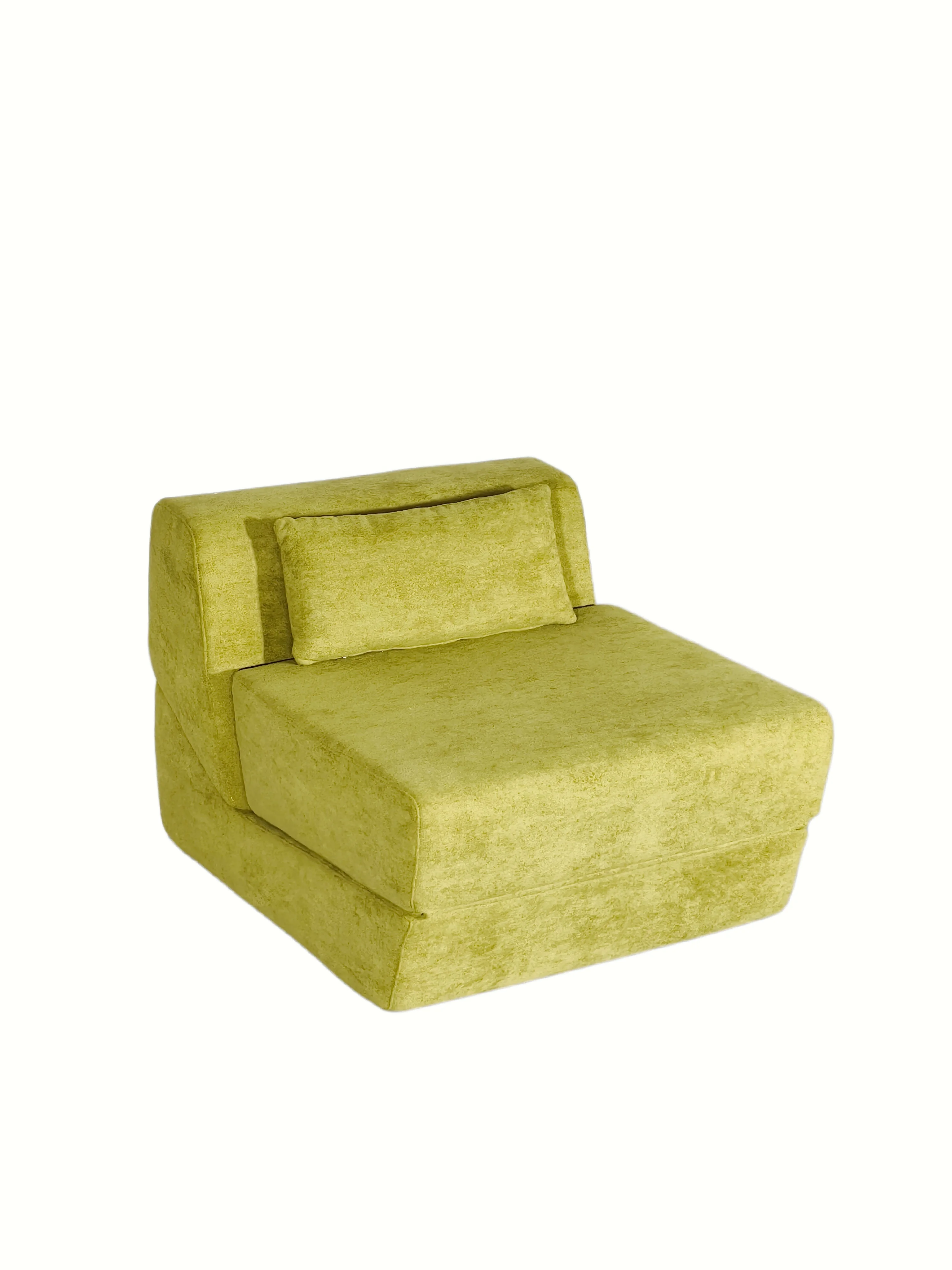 #Modern Fabric Sponge Filled Boneless Folding Compressed Sofa Bed for Living Room Apartment Dorm Workshop Hotel Furniture