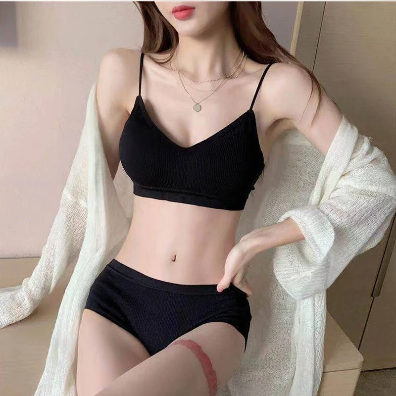 No Ring Gathering Motion Women\'s Lingerie Offer Below Female Underwear Diamond Girl Attractive Chest Suspenders Dessuos