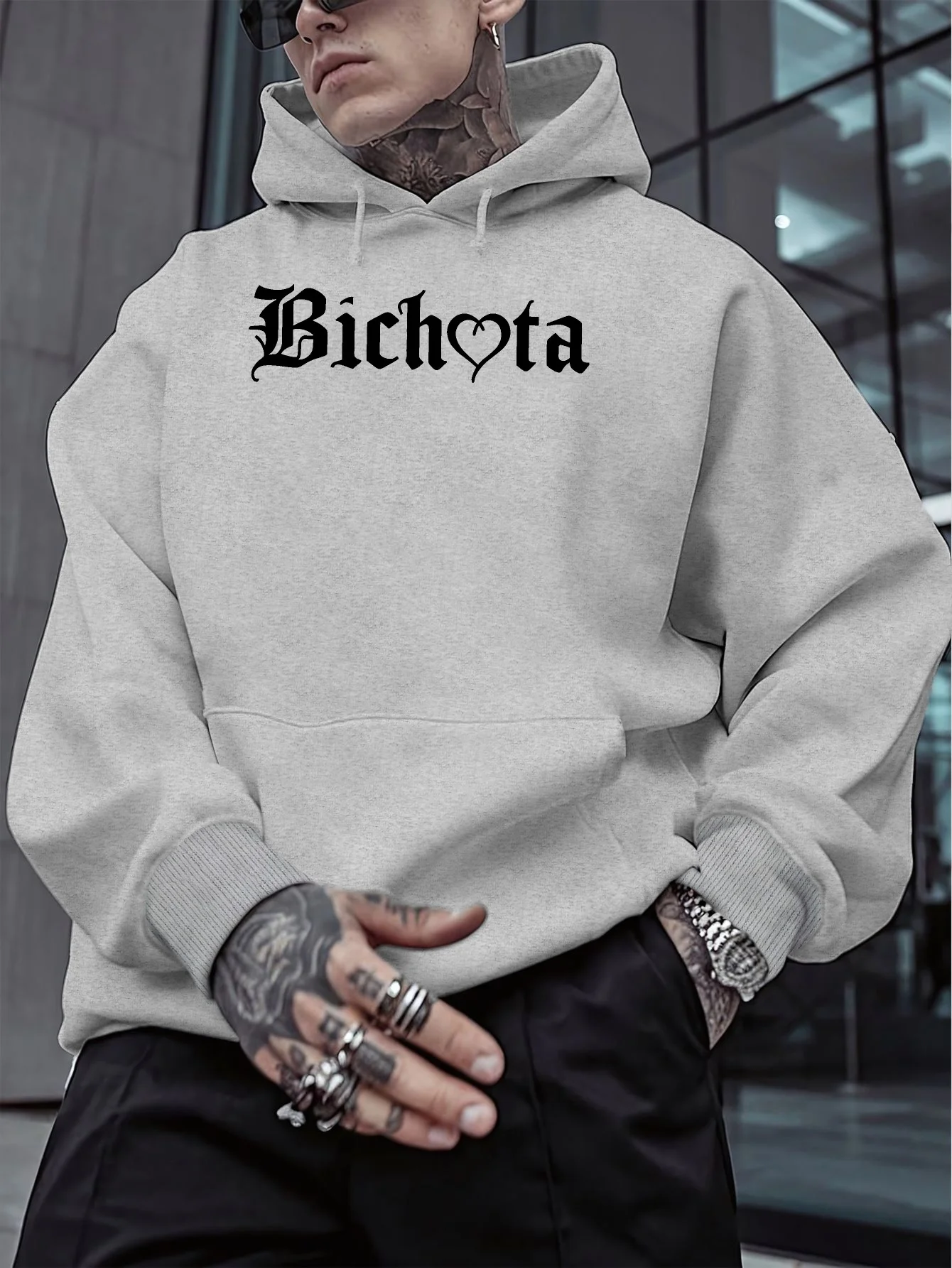 Simple English letters new style fall-winter suede pullover men's clothing,freehoodedsweatshirtAmericantrendyprintedtomen's gift