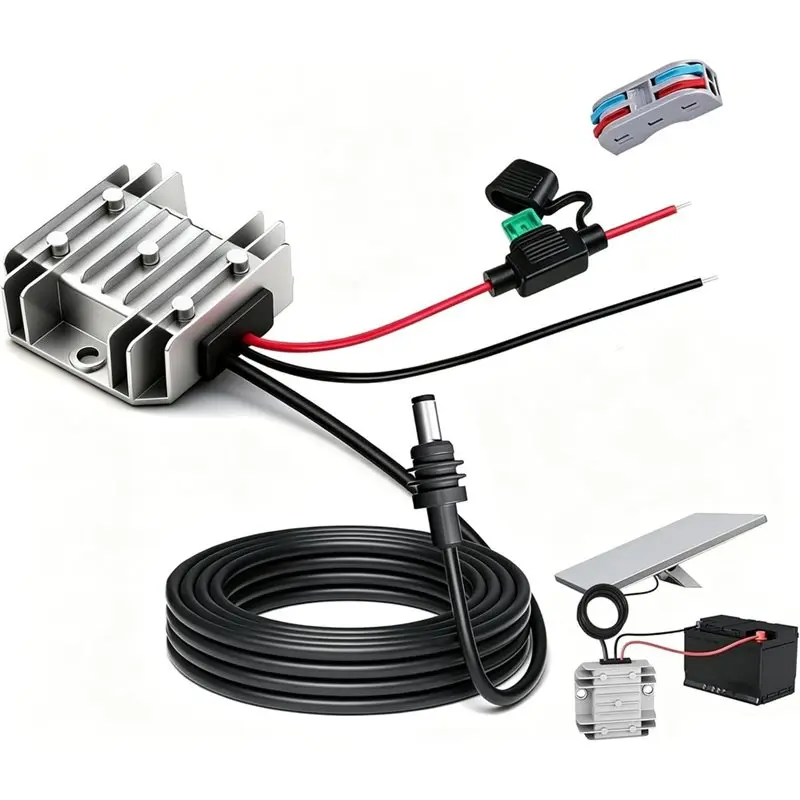 B23B DC Step Up Converter,10FT 9V-28V Input, For Starlink Mini Power Supply Cable 12V 24V To 30V 3.5A IP68 Waterproof