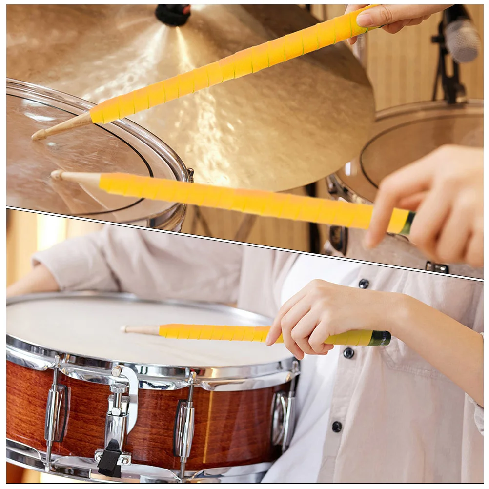 

2 Pcs Anti-slip Drumstick Belt Badminton Player Tape Grip for with Racquet Grips Accessories Tapes Adhesive