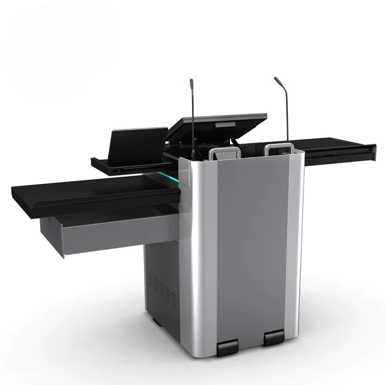 Design of modern digital multifunctional electronic podium and cheap church pulp pit