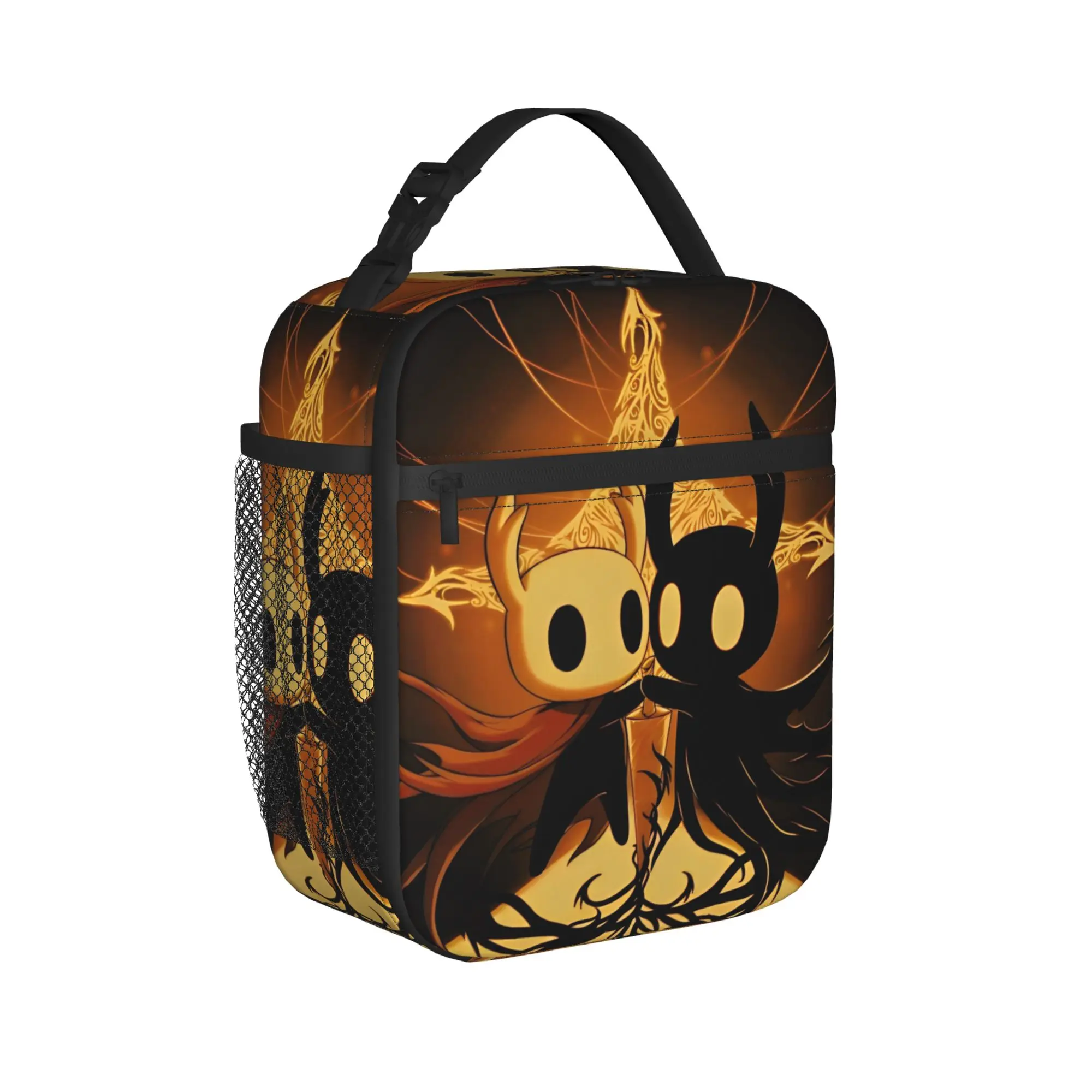 Hollow Knight  Insulated Lunch Bag Large Action Adventure Aesthetics Reusable Thermal Bag Tote Lunch Box College  Picnic