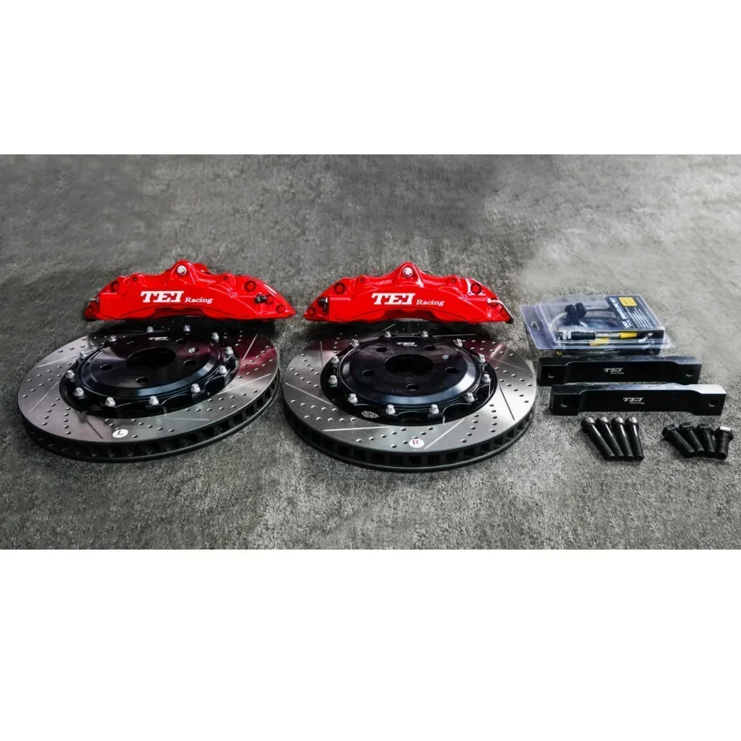

TEI Racing P60NS Front Big Brake Kit 6 Piston Caliper with 355*32mm rotor auto BBK brake system for Cadillac XT4 19 Inch car rim