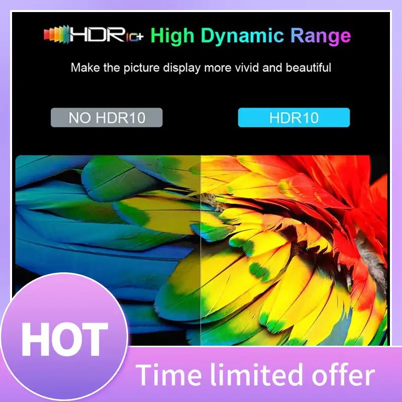 

B68A Smart TV Box Android 13 4+64G RK3528 8K HDR 10 RGB Light With Wifi6 BT 5.0 Voice Media Player TV Box