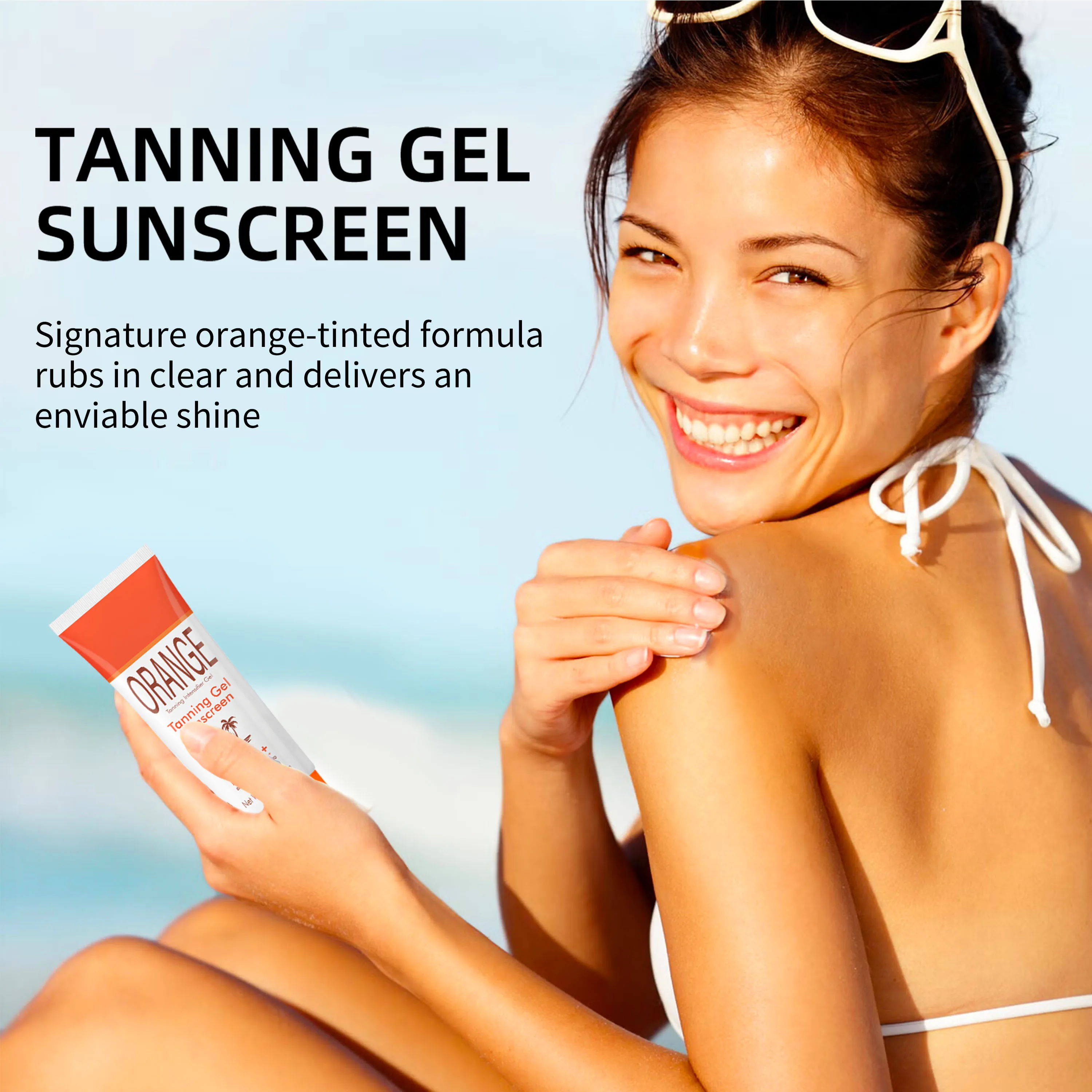 Tanning Intensifier Gel SPF30+ PA+++ 88g - Balm-to-Oil Formula with Natural Oils, Quick-Absorbing & Non-Greasy for All Skin.