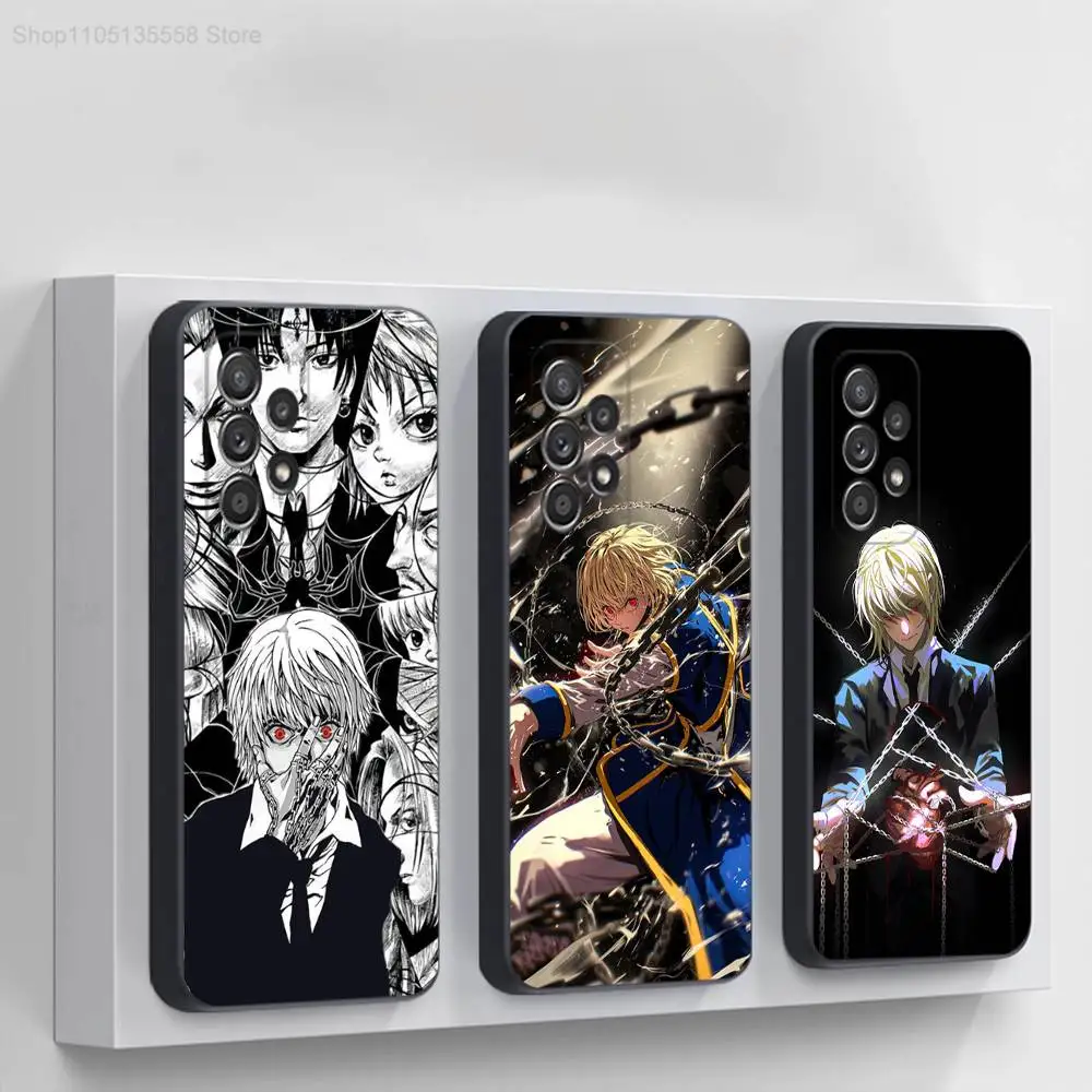 

Hunter X H-Hunter Kurapika Phone Case For Samsung S 25,24,23,22,30,21,10,9,Ultra,Plus,Lite,FE,4,5G Black Soft Case