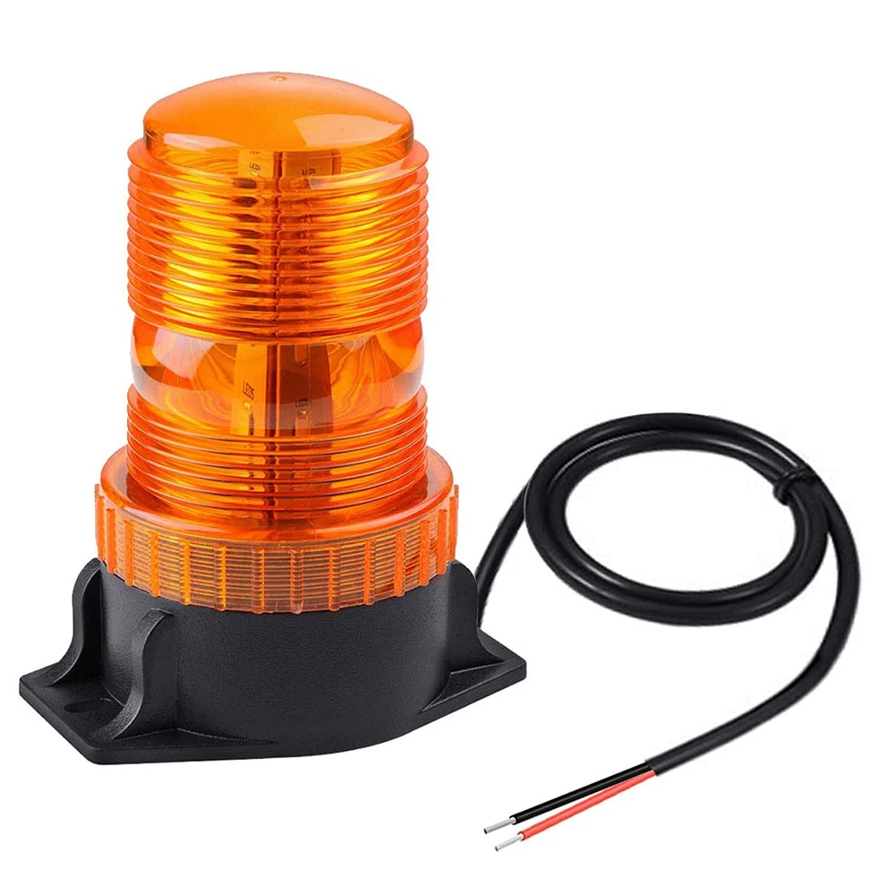 Amber Blue Red Led Strobe Lights for Forklift Golf Car Trucks Tractor Safety Warning Roof Top Flasher Emergency Flashing Beacon