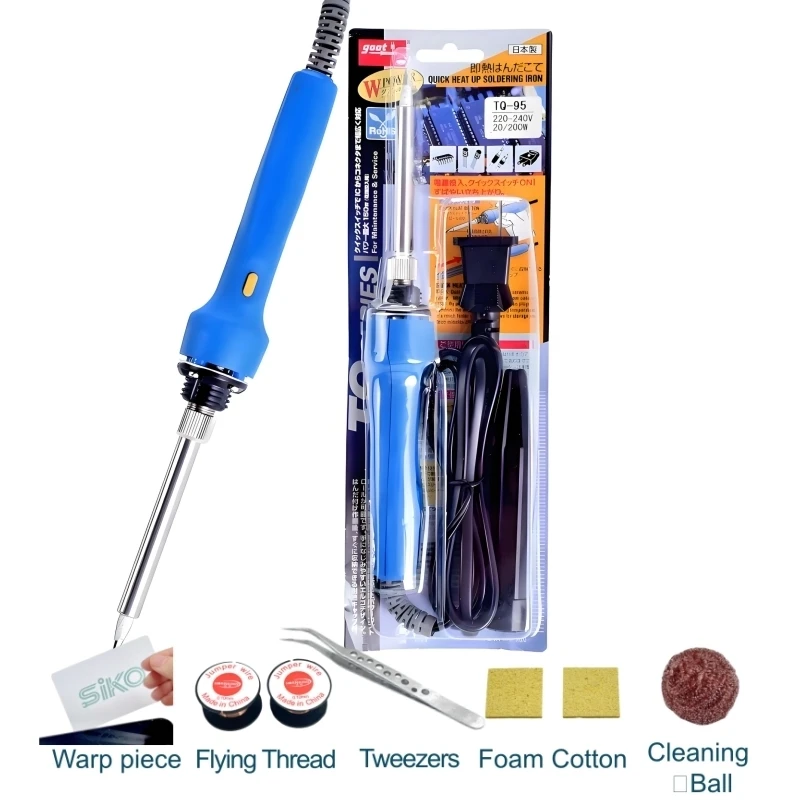 

Goot TQ-95 200W High Power Soldering Iron Super Quick Heat Up Precision Welding Heavy Duty Solder Iron For Electronics Repair