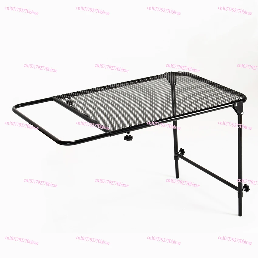 

RV Camping Table Use On Tires Carbon Steel Portable Folding Outdoor Travel Working Picnic Table Vehicle Wheel Table Board