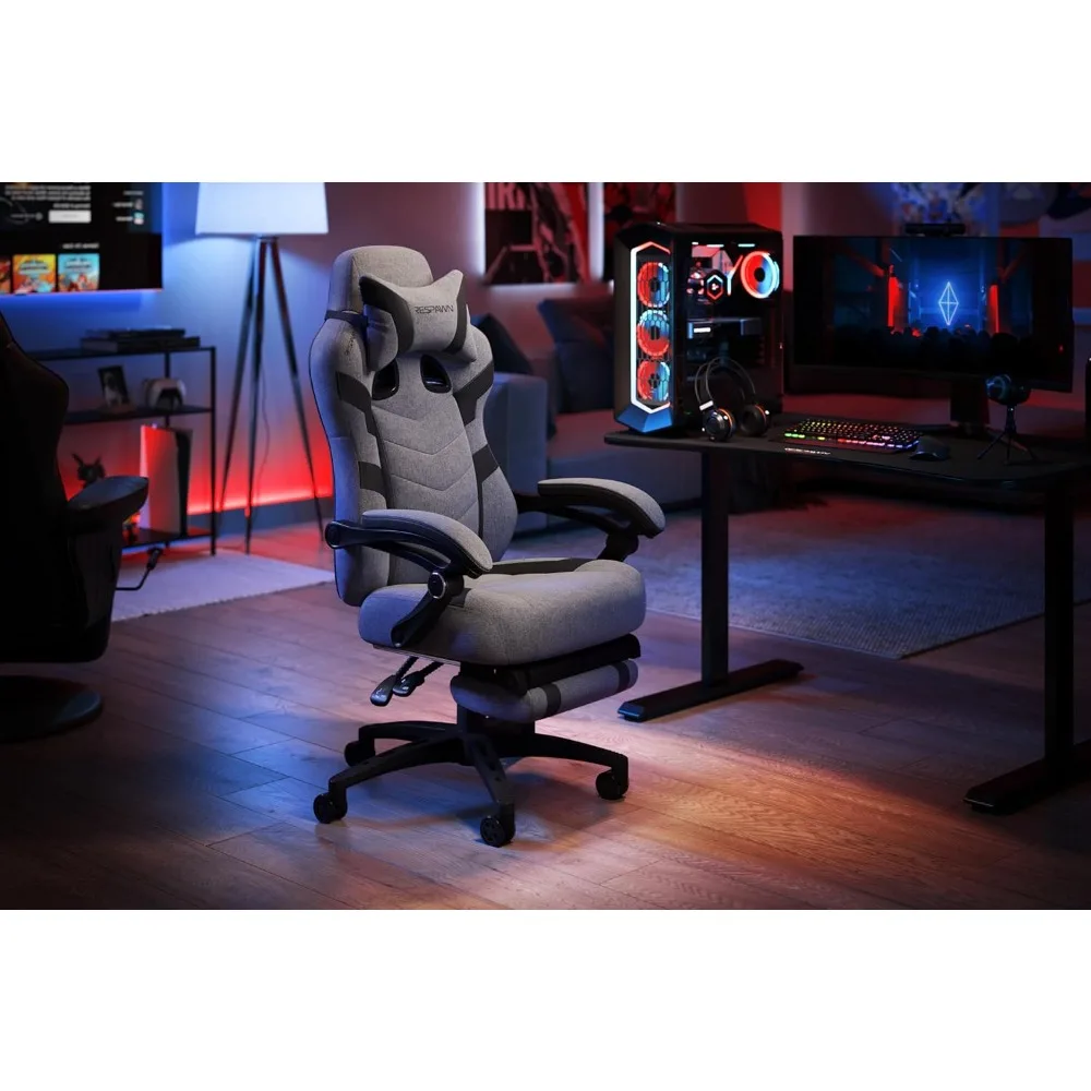 Chair with Footrest, Reclining Chair, Video Gaming Computer Desk Chair,Adjustable Desk Chair,