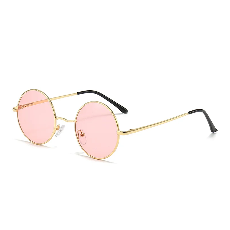 KLASSNUM 2023 Vintage Round Sunglasses Women Metal Frame Retro Punk Sun GlassesTrendy  Men Eyewear Outdoor UV400 Shade Goggles