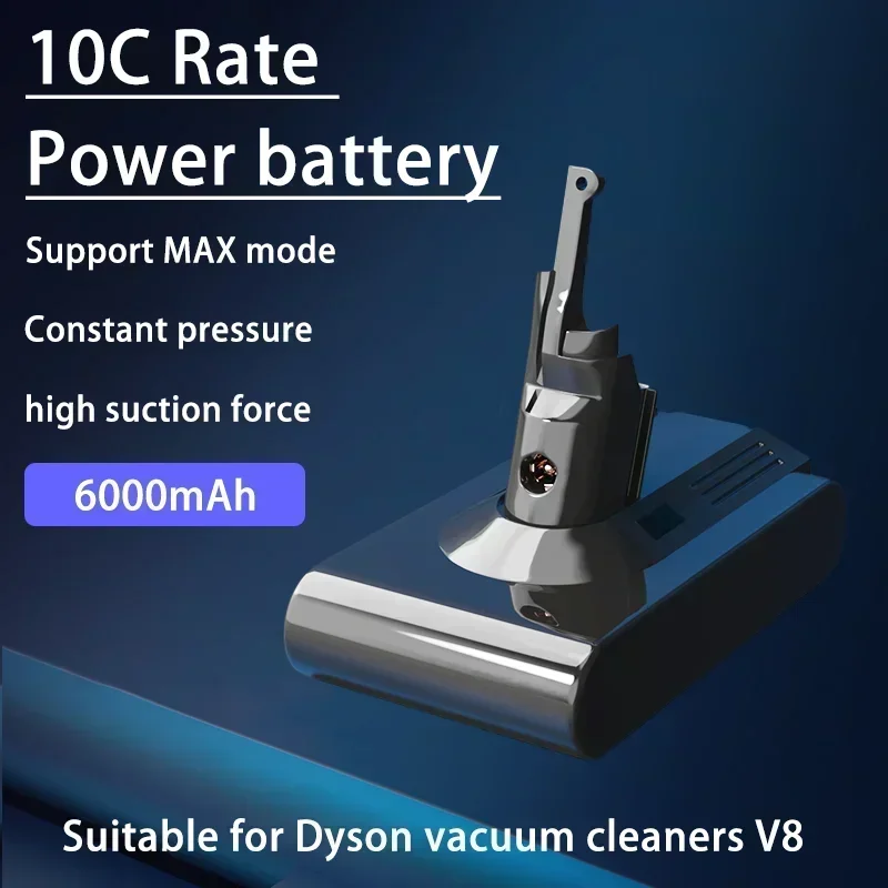 

Vacuum Cleaner rechargeable Battery for Dyson V8 V6 V7 V10 11 Series SV07 SV09 SV10 SV12 DC62 Absolute Fluffy Animal Pro Bateria