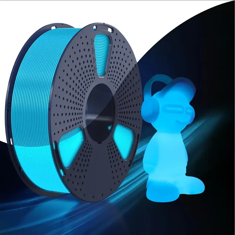 

Светящаяся в темноте многоцветная нить, синяя, PLA-нить 1,75 мм, набор нитей для 3D-принтера